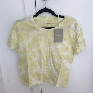 Everlane Yellow Tie-Dye Tshirt - new with tags!!